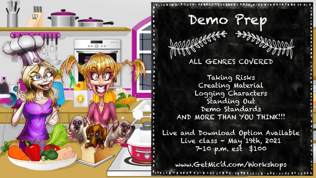Get Mic'd! :: A Voice Actors Survival Kit! | Demo Prep Zoomshop (download)
